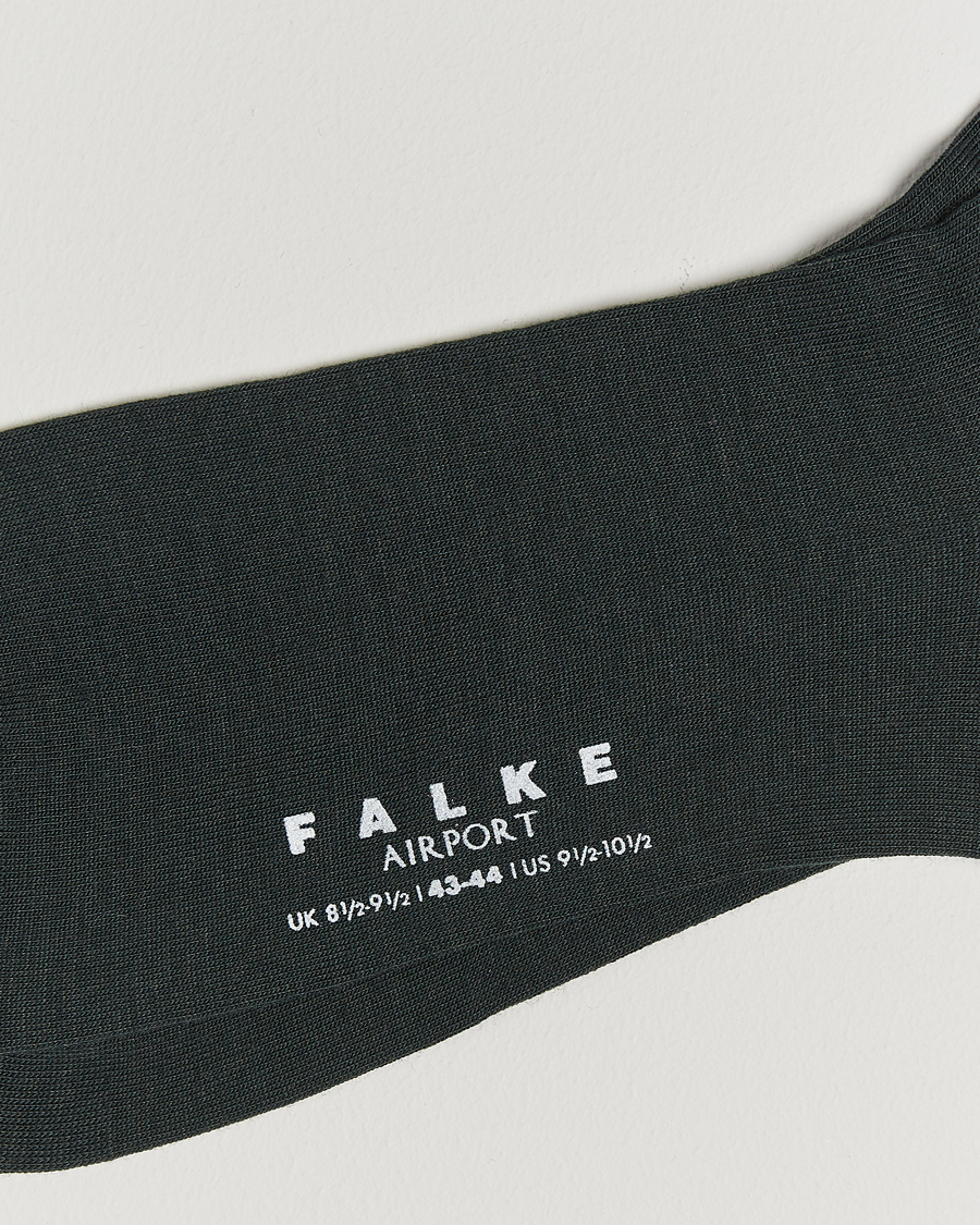 Hombres |  | Falke | Airport Socks Forest Green