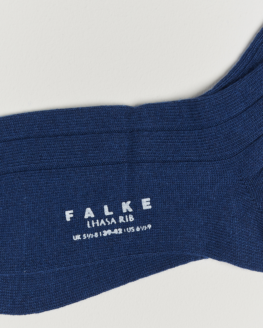 Hombres |  | Falke | Lhasa Cashmere Socks Royal Blue