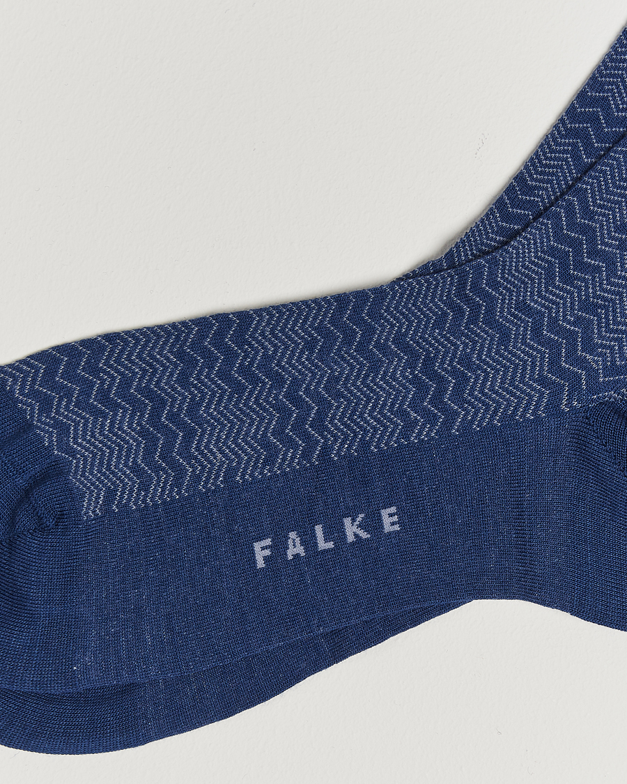 Hombres |  | Falke | Mighty Nest Wool/Cotton Socks Royal Blue