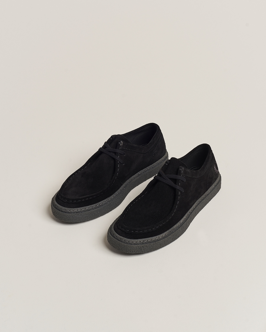 Hombres | Departamentos | Fred Perry | Dawson Low Suede Shoe Black