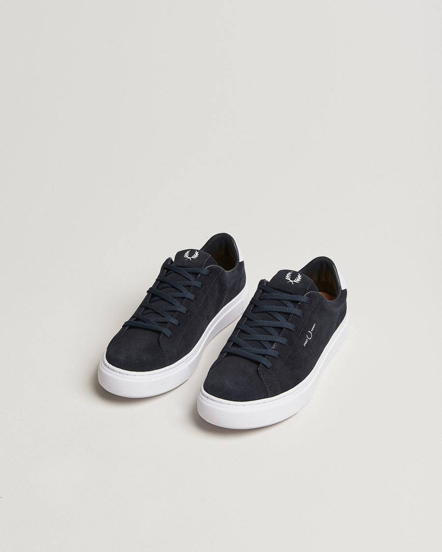 Hombres |  | Fred Perry | B71 Suede Sneaker Navy