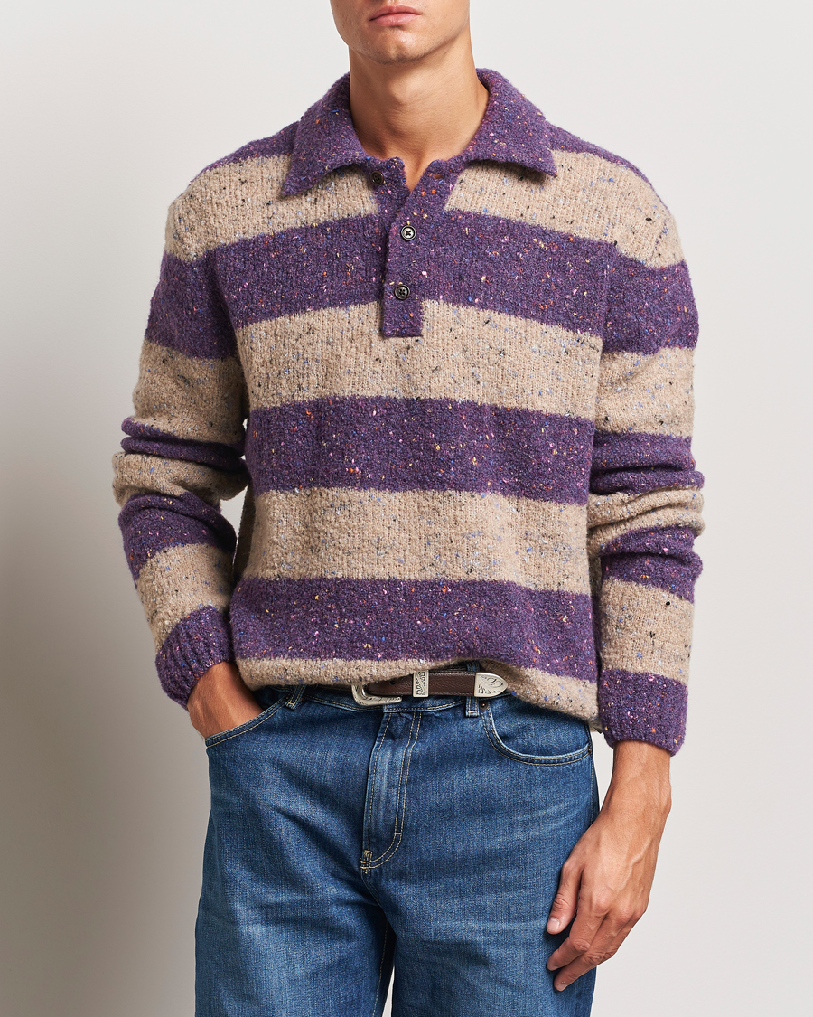 Hombres |  | GANT | Barstriped Rugger Deep Plum