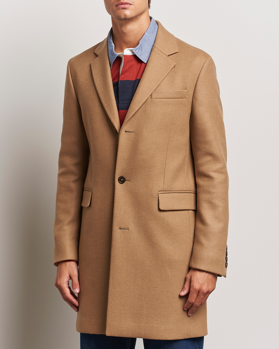 Hombres |  | GANT | Classic Wool Coat Mustard Beige