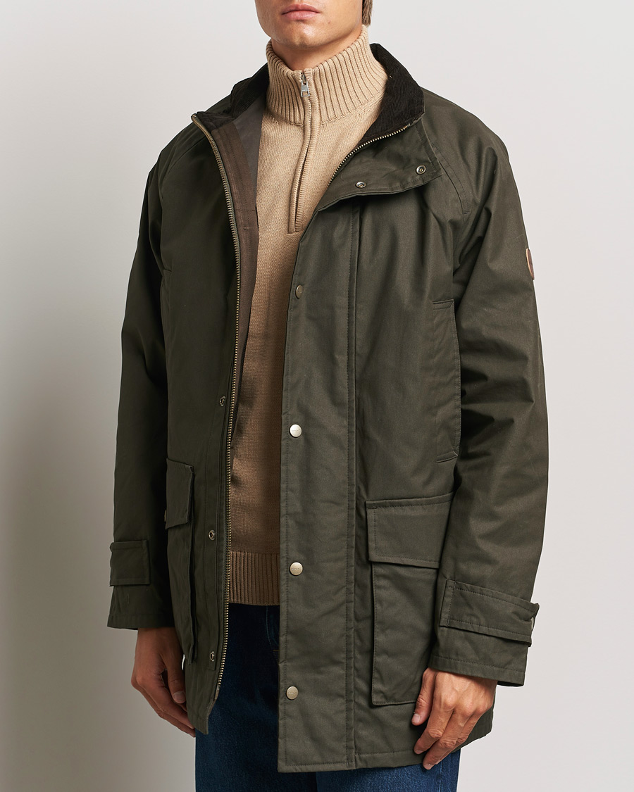 Hombres |  | GANT | Double Decker Jacket Dark Sage