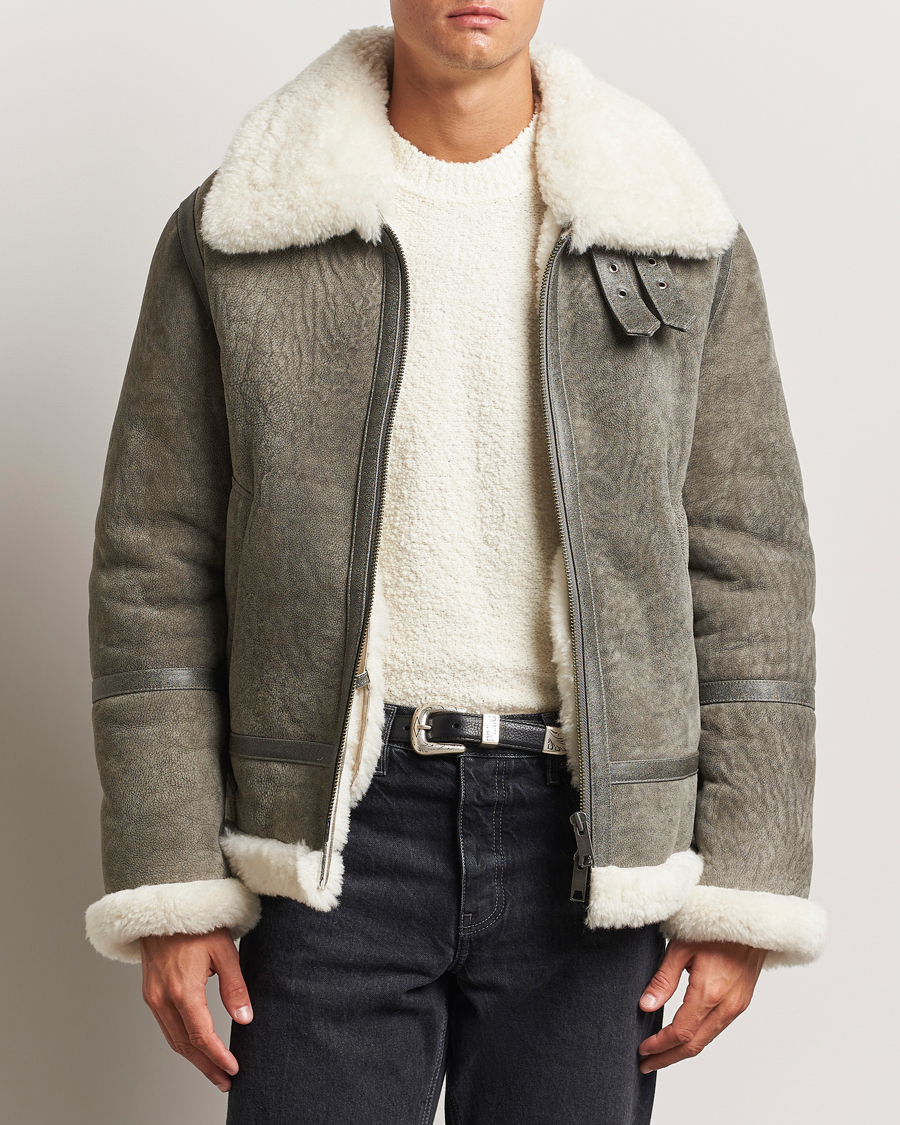 Hombres |  | GANT | Shearling Jacket Desert Brown