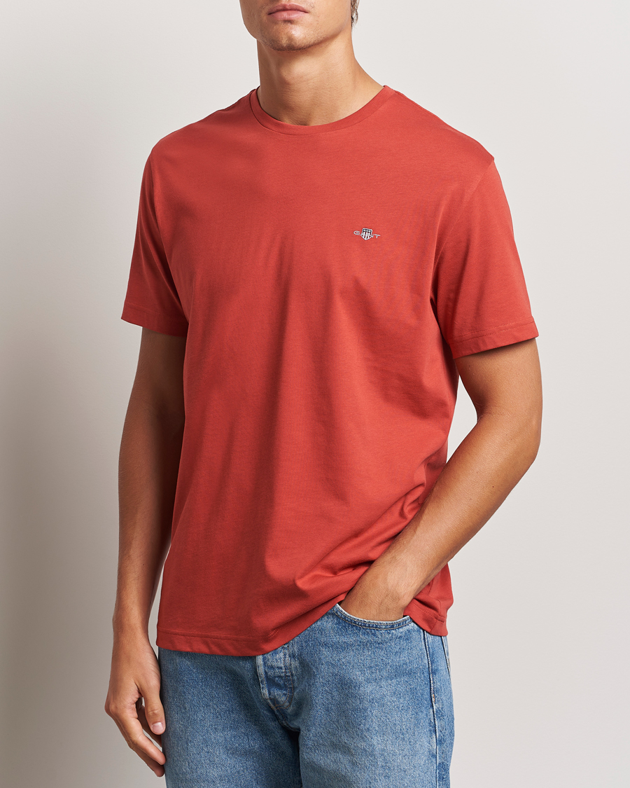 Hombres |  | GANT | The Original T-Shirt Iron Red