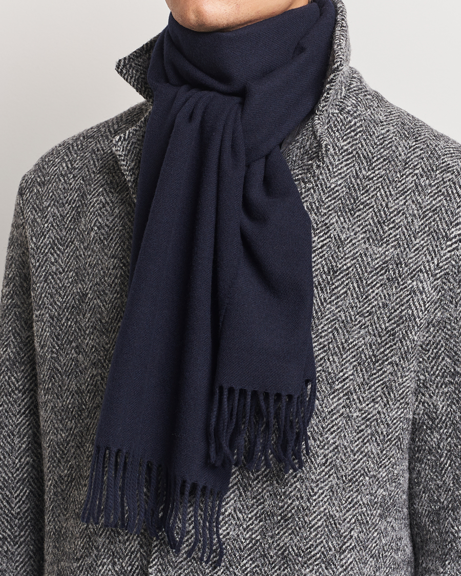 Hombres |  | GANT | Wool Scarf Evening Blue