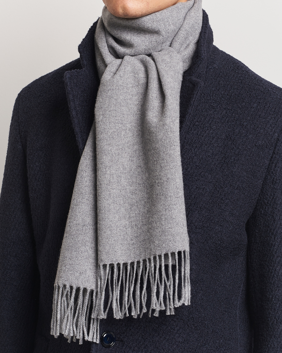 Hombres |  | GANT | Wool Scarf Grey Melange