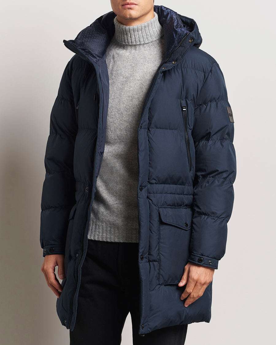 Hombres |  | BOSS BLACK | Condolo Puffer Parka Dark Blue