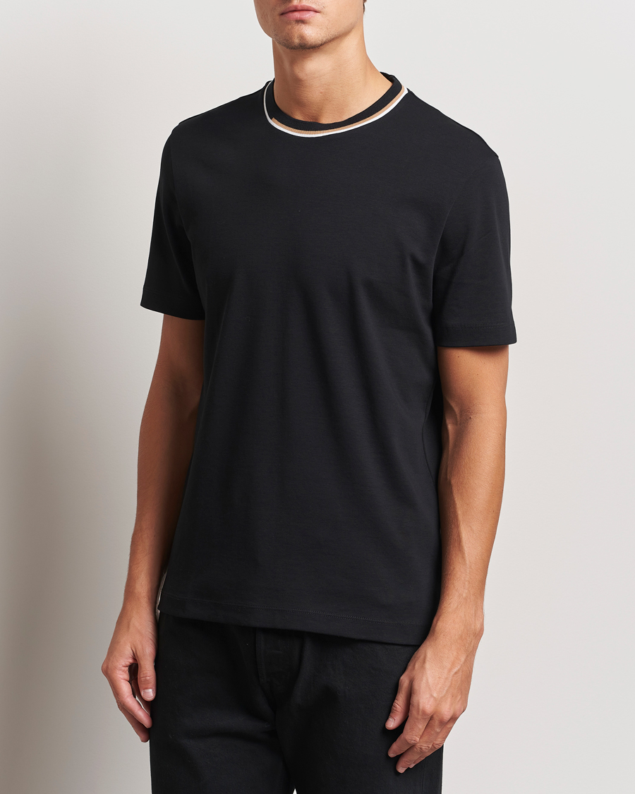 Hombres | Camisetas | BOSS BLACK | Thompson Crew Neck T-Shirt Black