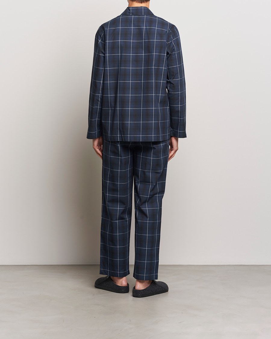 Hombres |  | BOSS BLACK | Urban Checked Pyjama Set Dark Blue