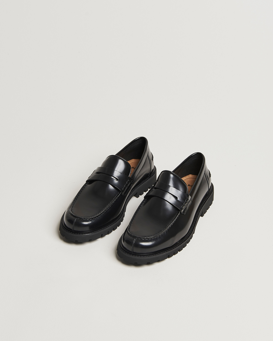 Hombres | Business casual | BOSS BLACK | Richayl Leather Loafer Black