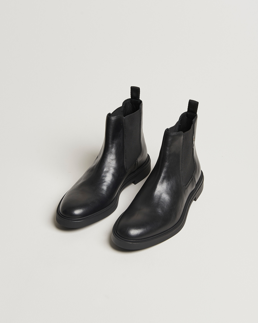 Hombres | Zapatos | BOSS BLACK | Calev Leather Chelsea Boot Black