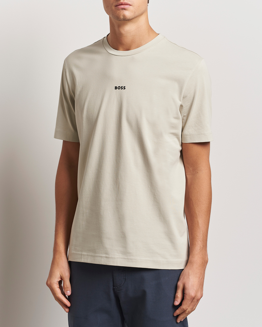 Hombres |  | BOSS ORANGE | Tchup Logo Crew Neck T-Shirt Light Beige