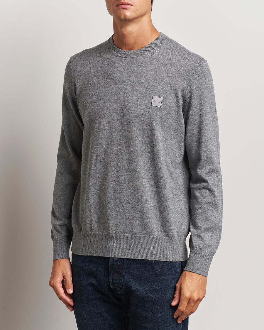 Hombres |  | BOSS ORANGE | Kanovano Knitted Sweater Light Grey