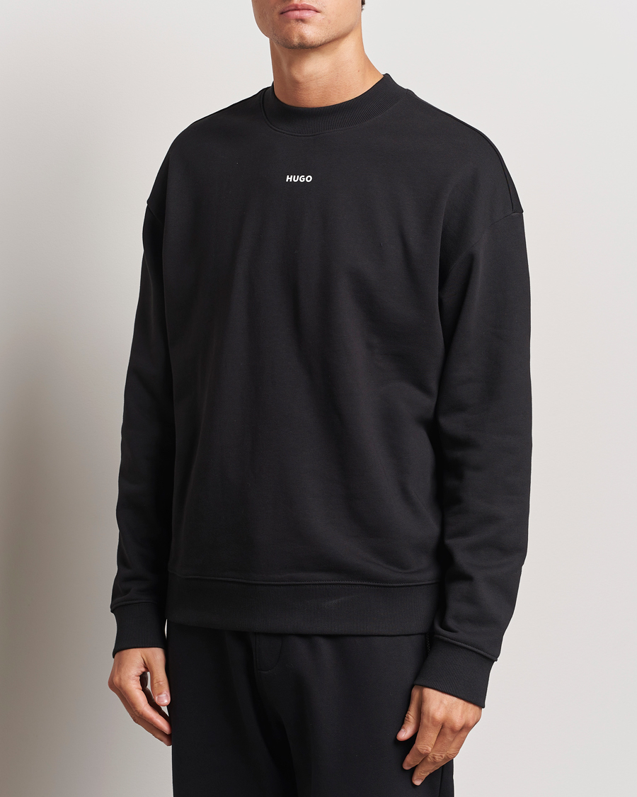 Hombres |  | HUGO | Dapo Crew Neck Sweatshirt Black