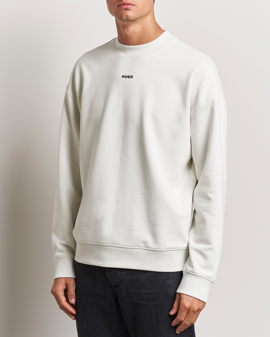 Hombres |  | HUGO | Dapo Crew Neck Sweatshirt Off White