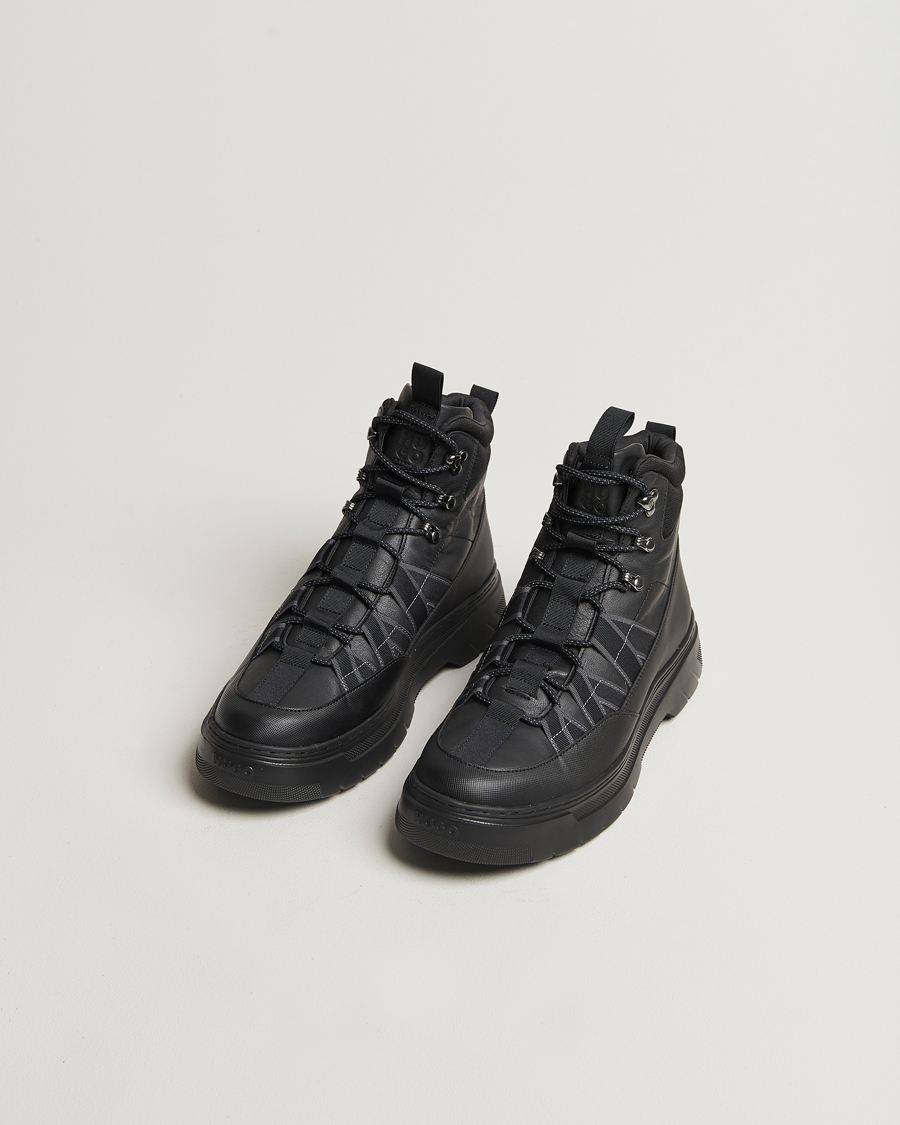 Hombres | Botas negras | HUGO | Urian Light Hiking Boot Black