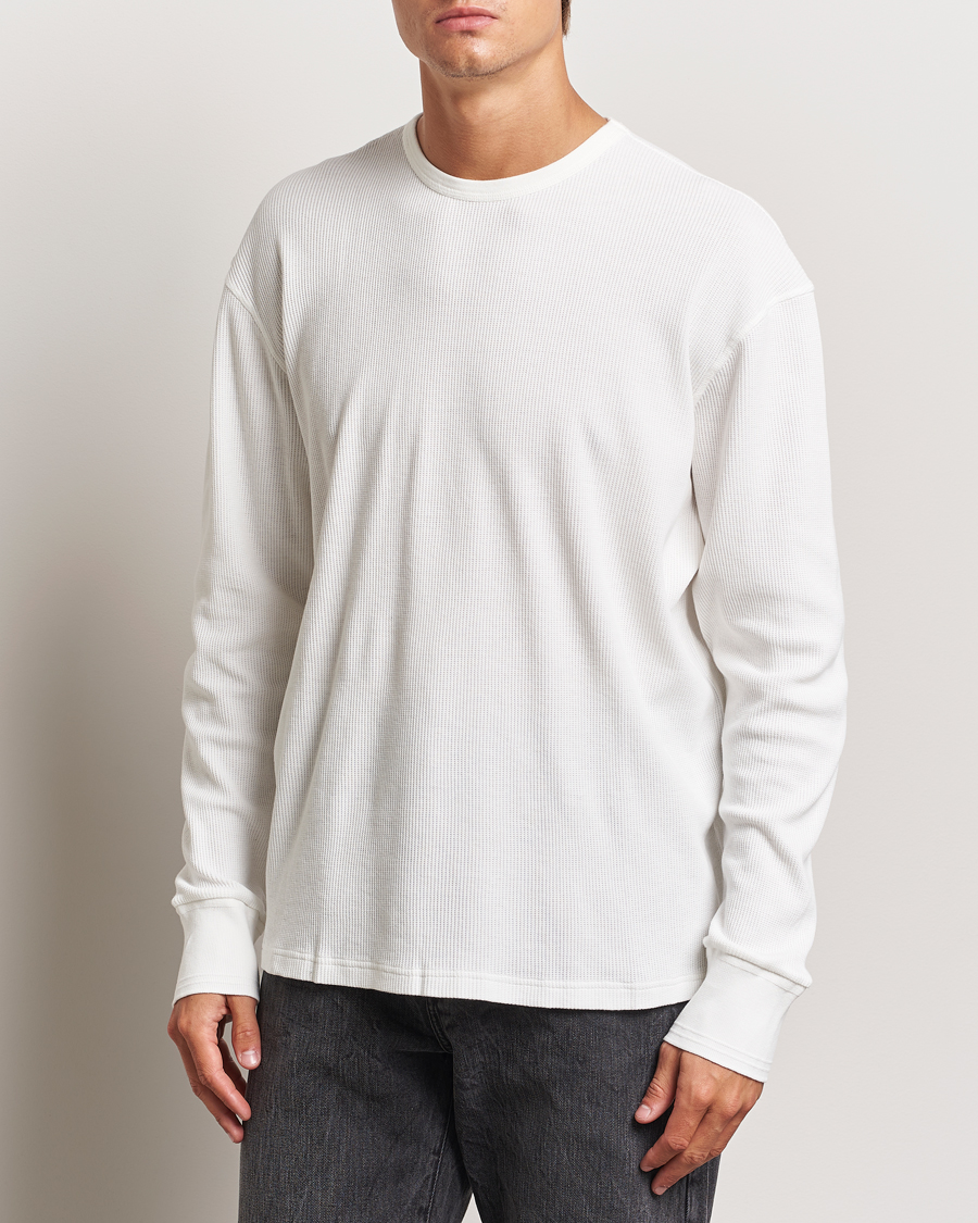 Hombres |  | Jeanerica | Jean Waflle Texture Sweater Natural White