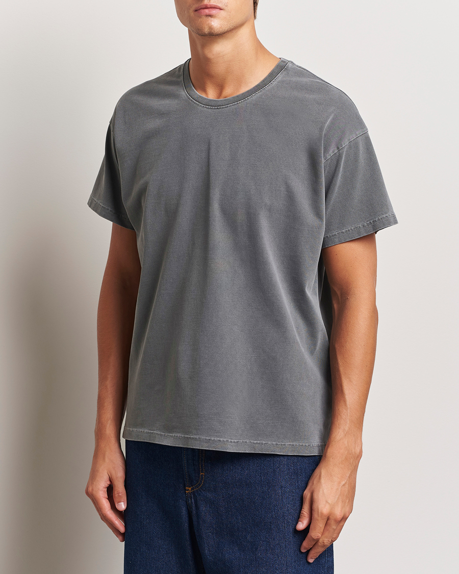 Hombres |  | Jeanerica | Ruben Crew Neck T-Shirt Washed Black