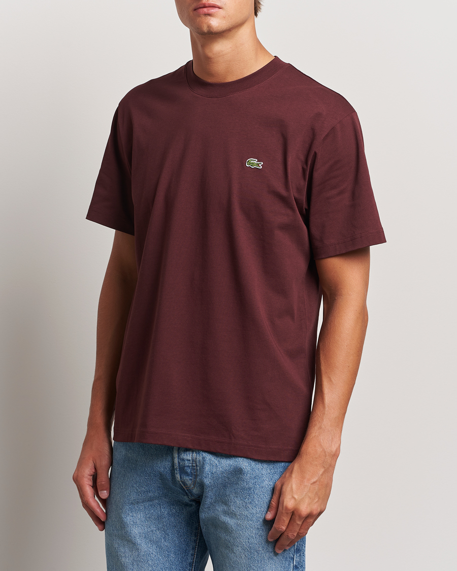 Hombres |  | Lacoste | Crew Neck T-Shirt Espresso