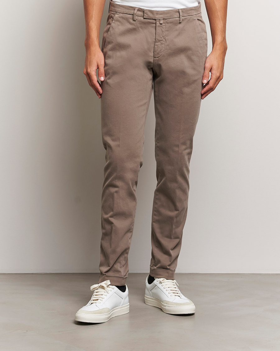 Hombres |  | Briglia 1949 | Slim Fit Cotton Stretch Chino Taupe