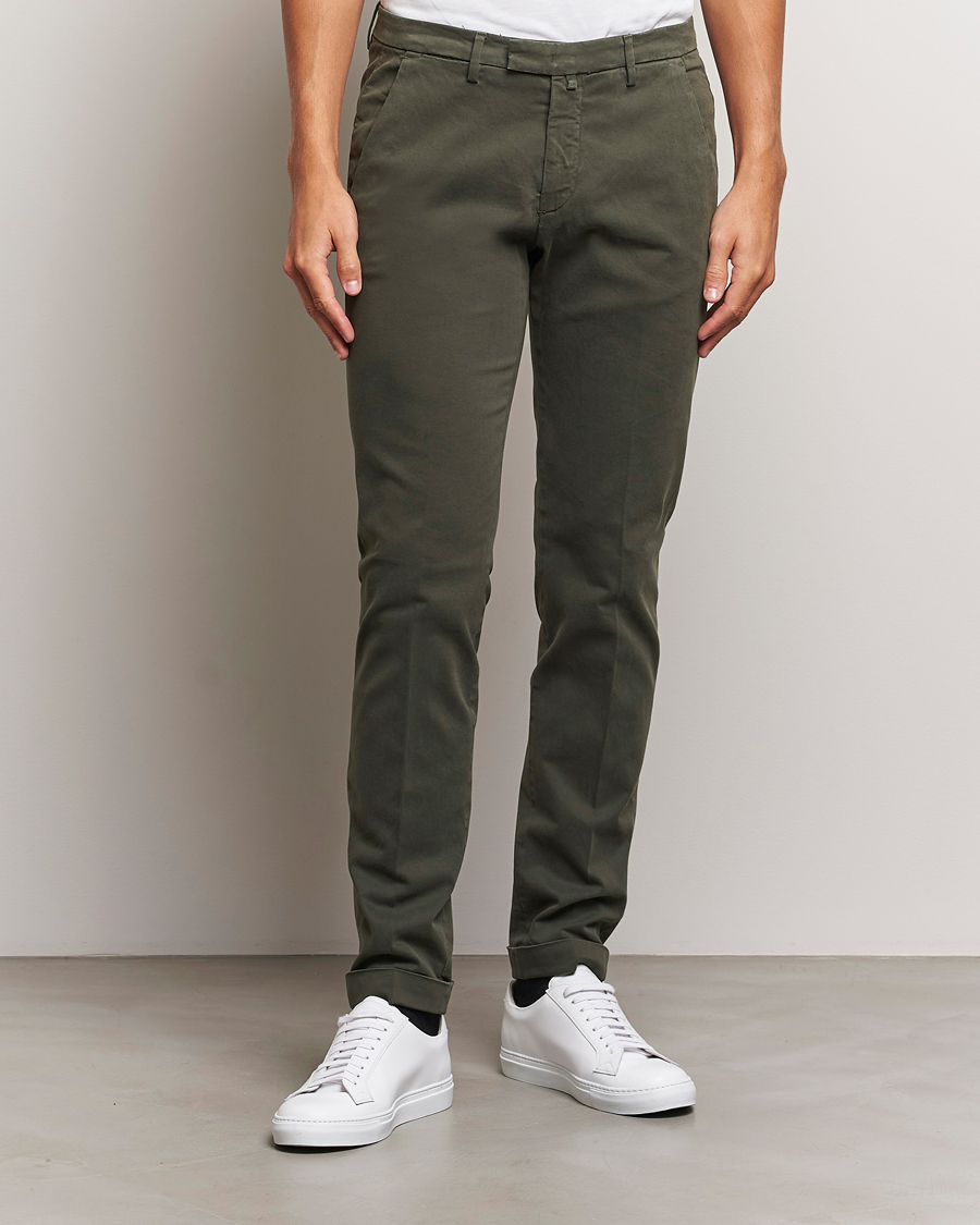 Hombres |  | Briglia 1949 | Slim Fit Cotton Stretch Chino Military