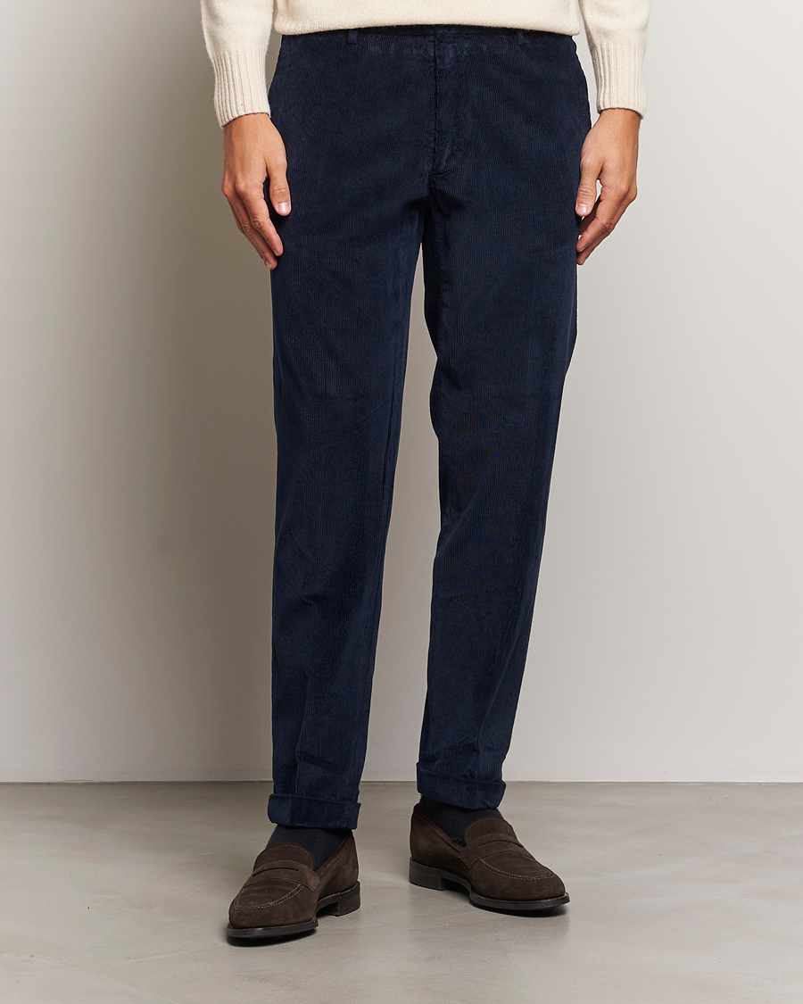 Hombres | Briglia 1949 | Briglia 1949 | Easy Fit Corduroy Trousers Navy