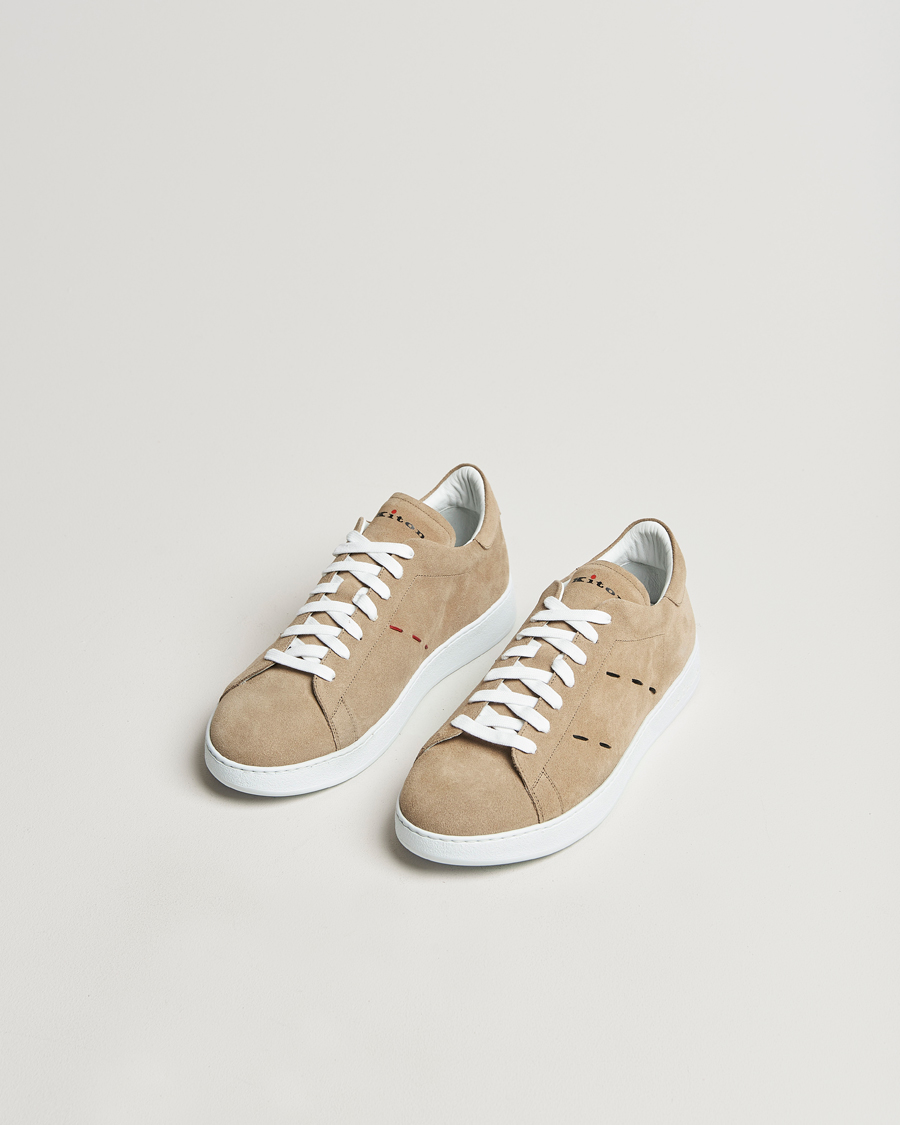 Hombres |  | Kiton | Plain Sneakers Beige Suede