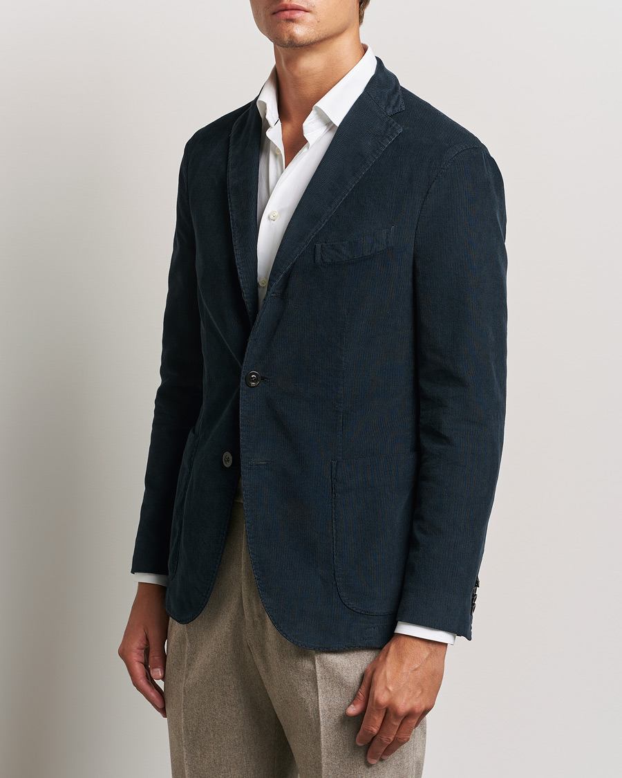 Hombres |  | Boglioli | K Jacket Corduroy Blazer Navy