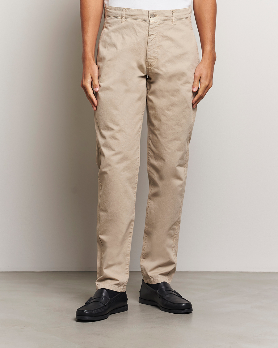 Hombres |  | Aspesi | Garment Dyed Cotton Pants Beige