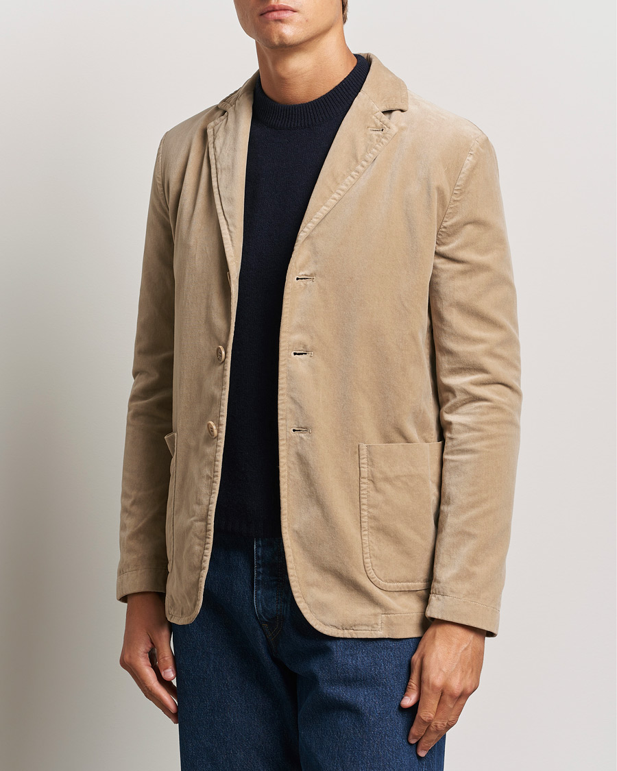 Hombres |  | Aspesi | Velvet Casual Jacket Beige