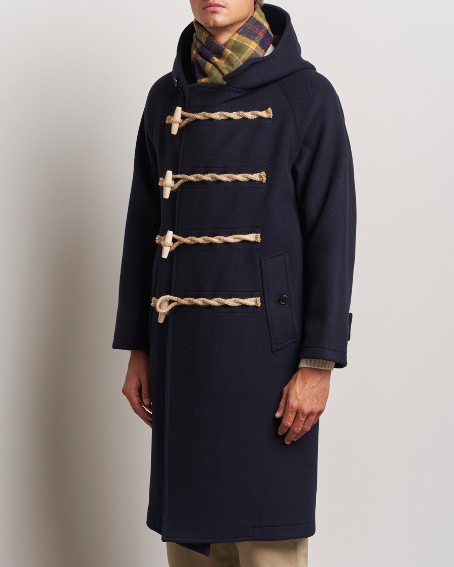 Hombres |  | Gloverall | Huxley Duffle Coat Navy