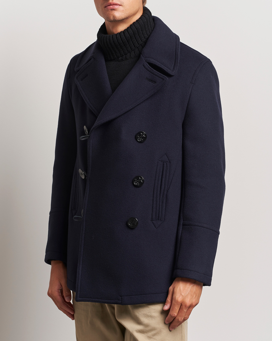 Hombres |  | Gloverall | Tennyson Peacoat Navy