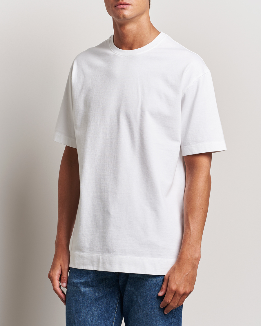 Hombres |  | Massimo Alba | Nevis Cotton T-Shirt White