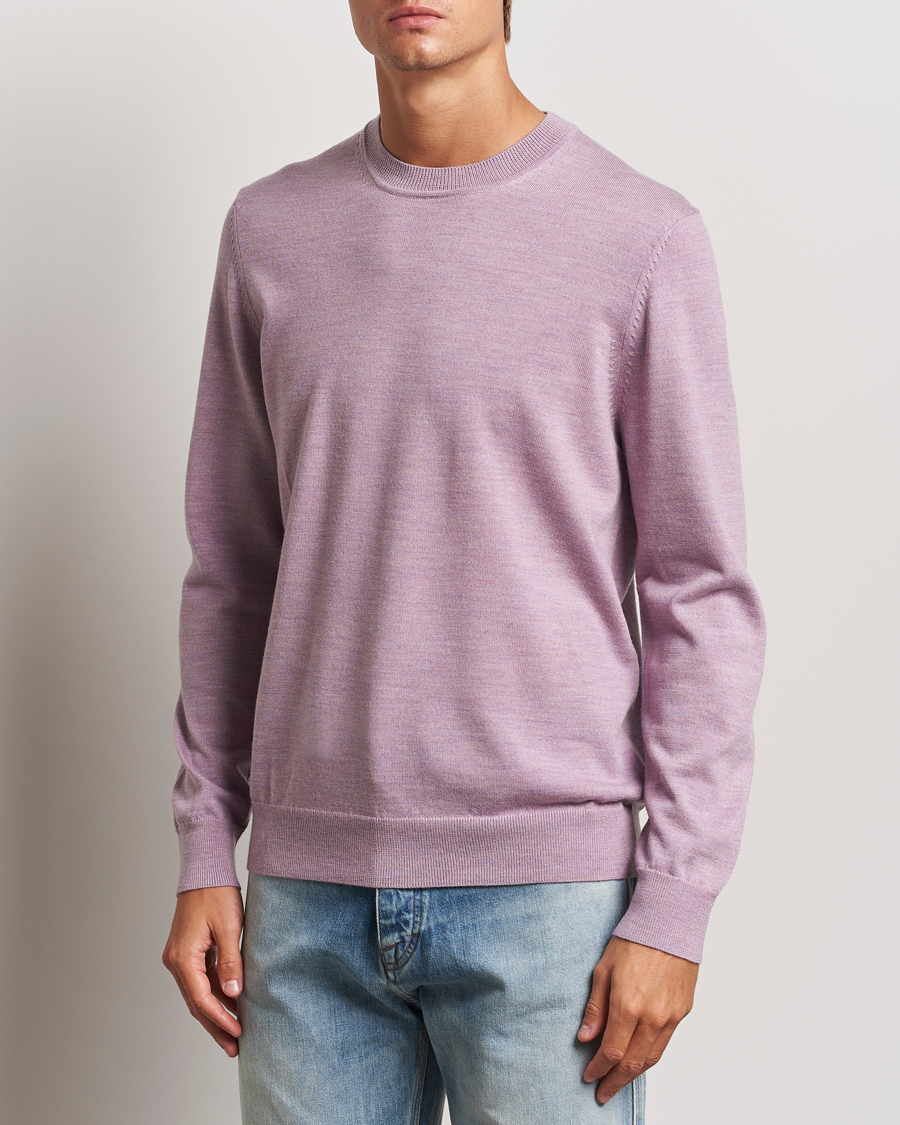 Hombres |  | NN07 | Ted Merino Crew Neck Pullover Grape Shake