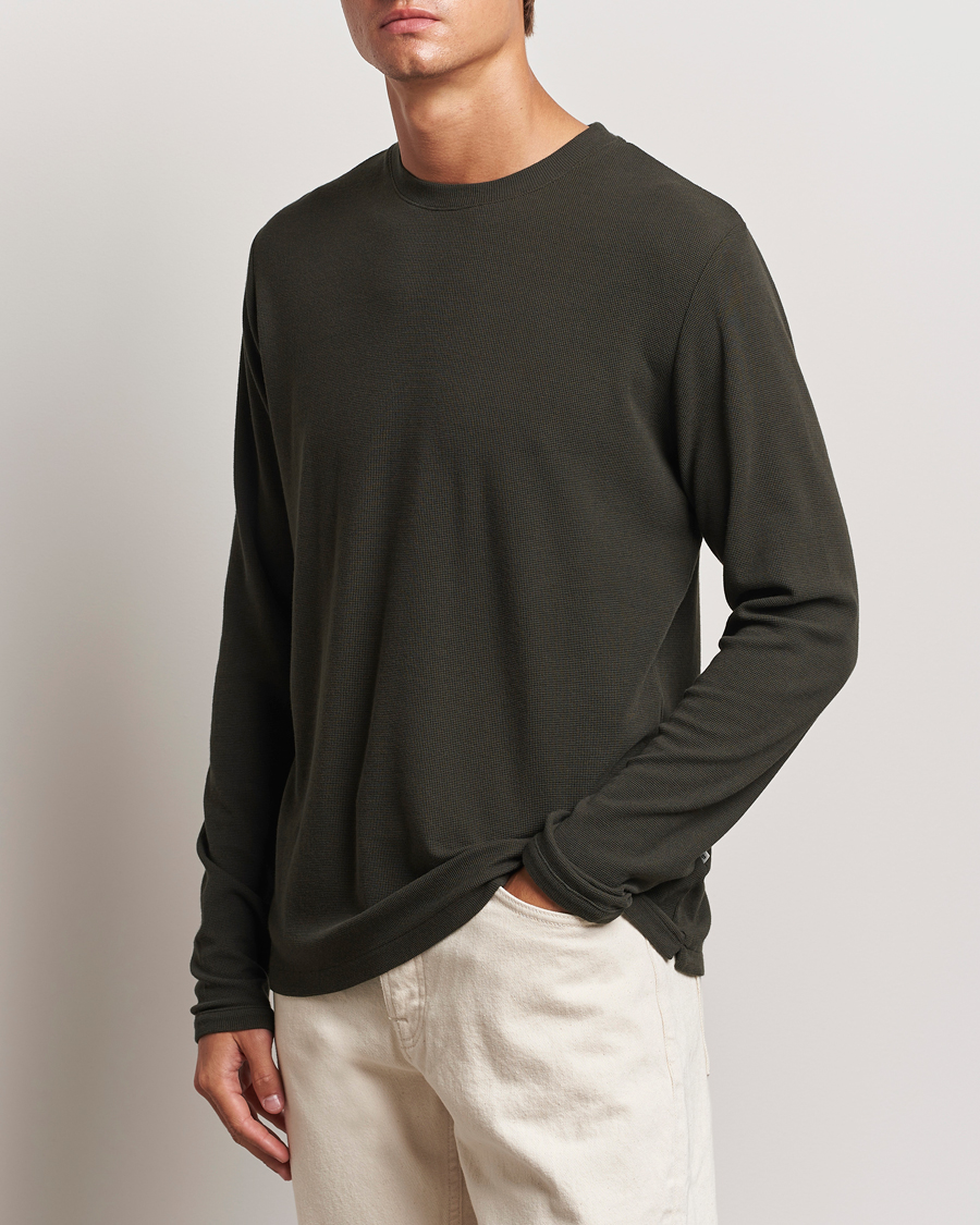 Hombres |  | NN07 | Clive Knitted Sweater Dark Army