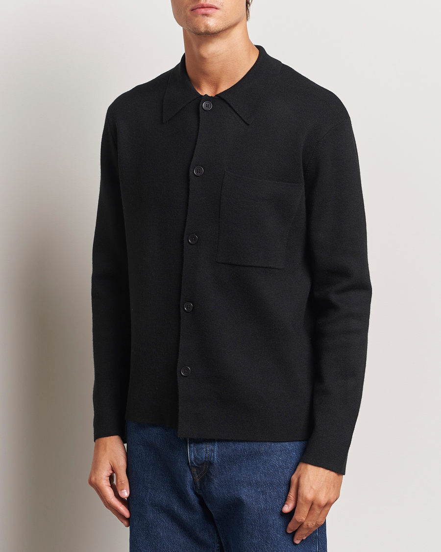 Hombres | Business & Beyond - Casual | NN07 | Jonas Cotton/Modal Cardigan Black