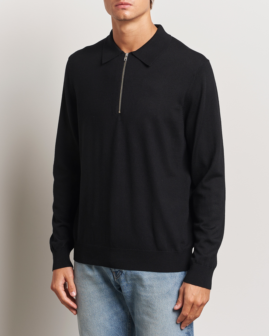 Hombres |  | NN07 | Sergio Half Zip Black