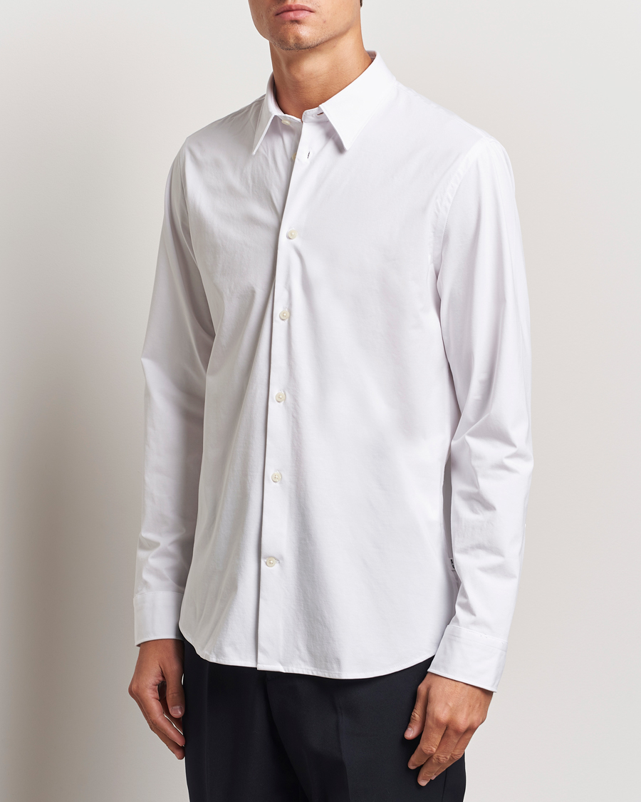 Hombres |  | NN07 | Elian Mercerized Cotton Shirt White