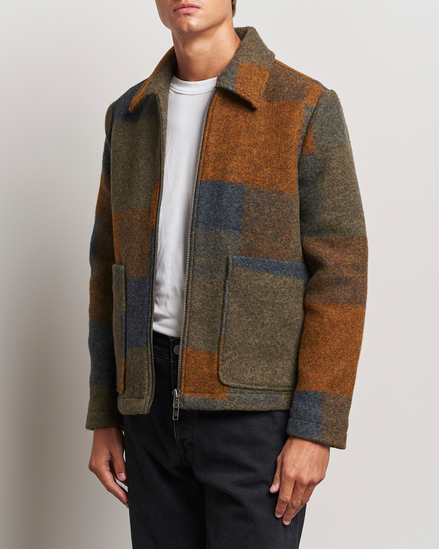 Hombres |  | NN07 | Gael Wool Checked Jacket Multi