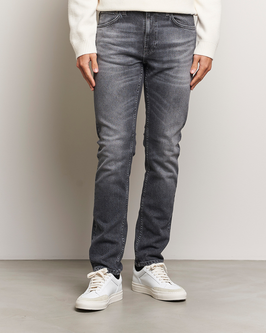 Hombres | Slim fit | Nudie Jeans | Lean Dean Jeans Grey Steel