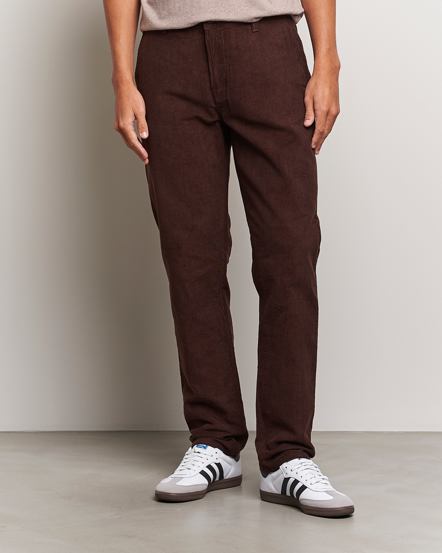 Hombres | Pantalones de pana | Nudie Jeans | Easy Alvin Corduroy Pants Brown