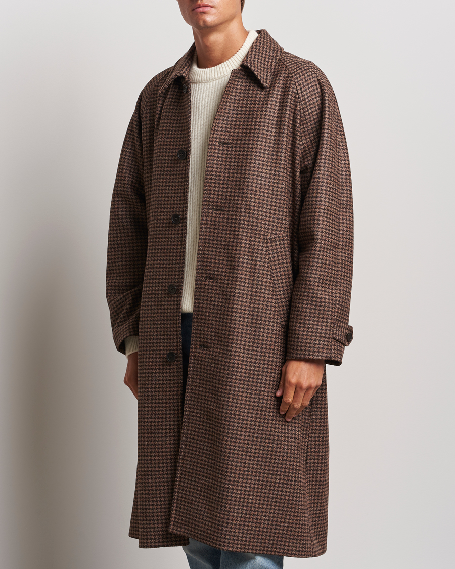 Hombres | Novedades | Nudie Jeans | Will Dogtooth Check Coat Brown