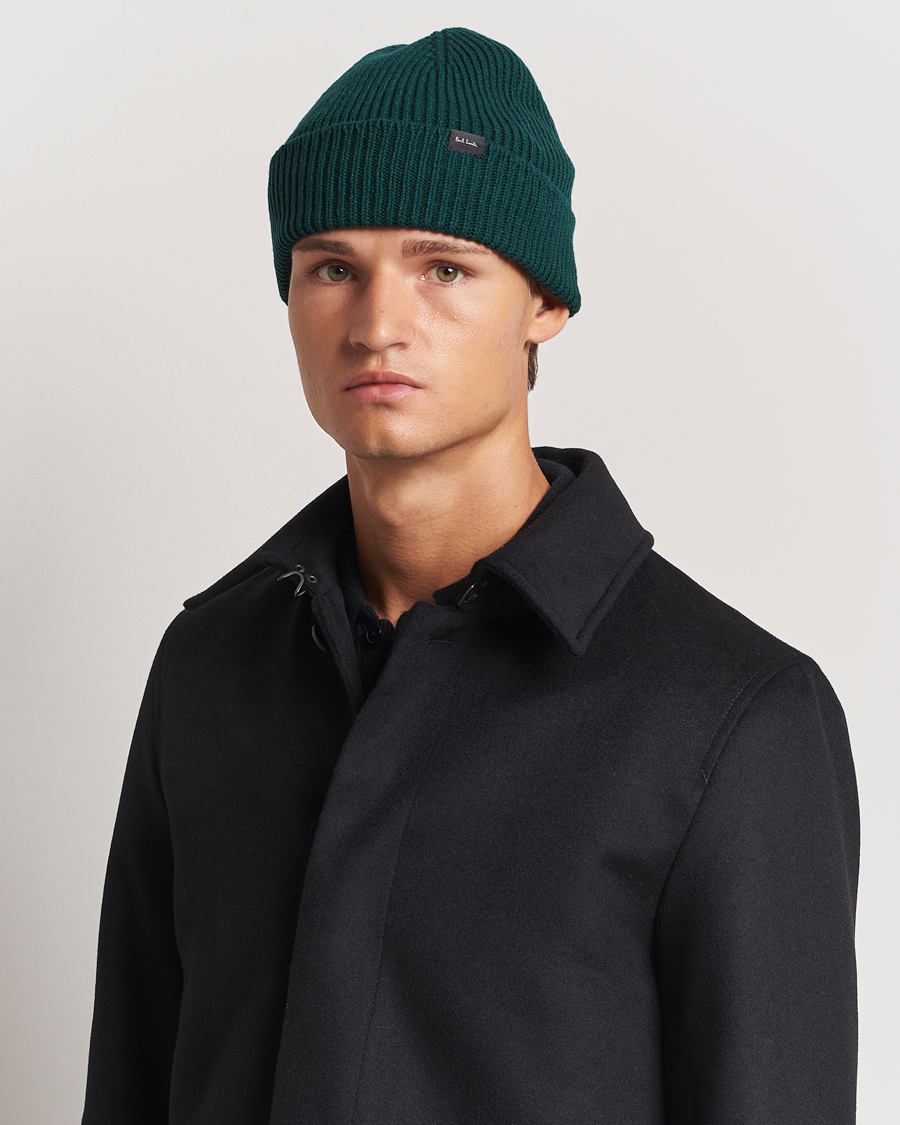 Hombres |  | Paul Smith | Cashmere Beanie Green