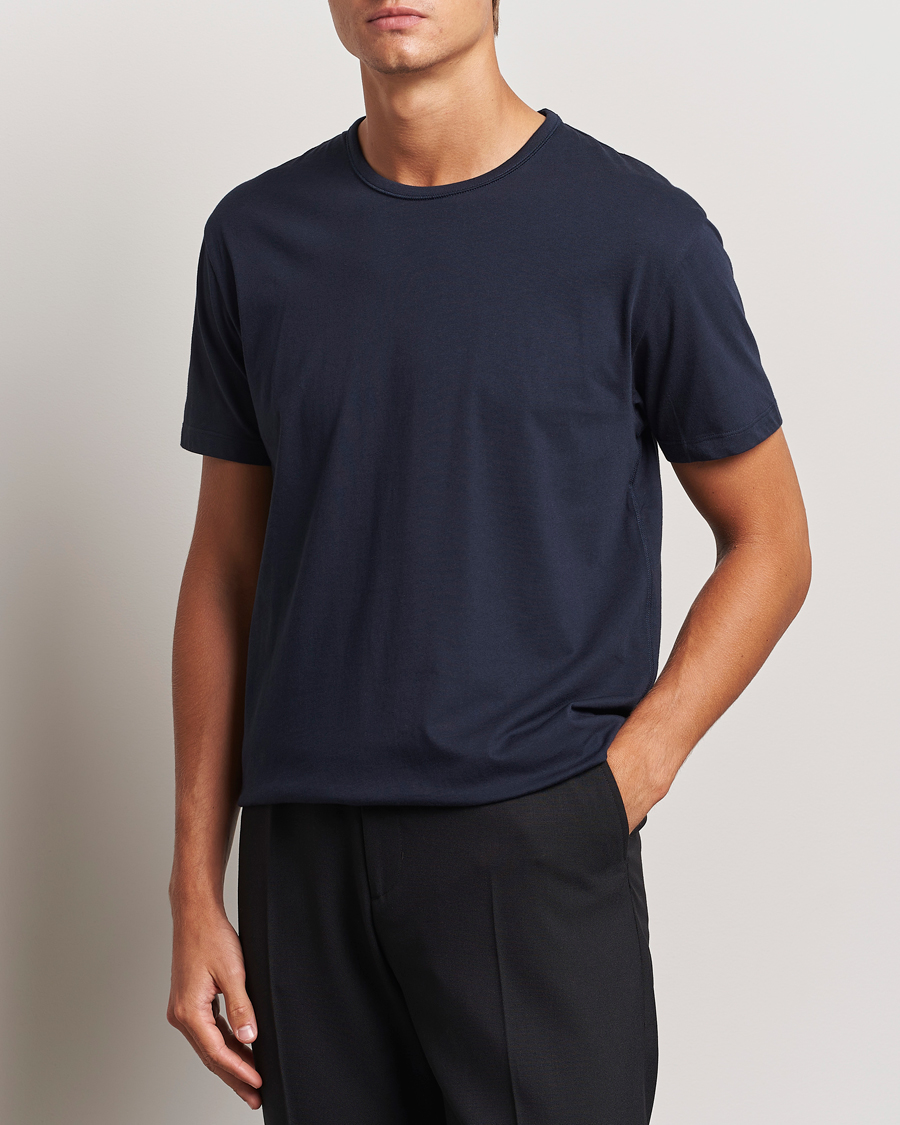 Hombres |  | Paul Smith | Artist Rib Crew Neck T-Shirt Navy