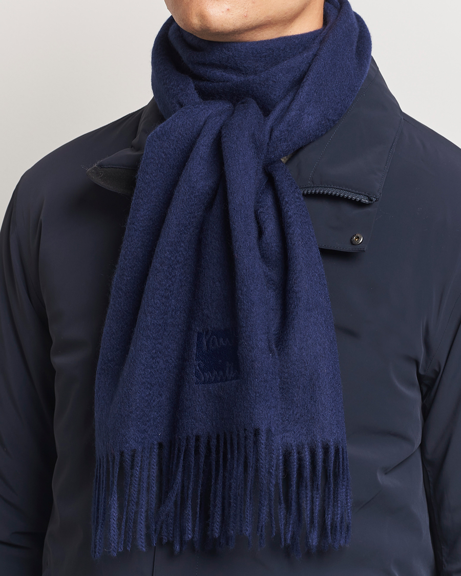 Hombres |  | Paul Smith | Cashmere Scarf Navy