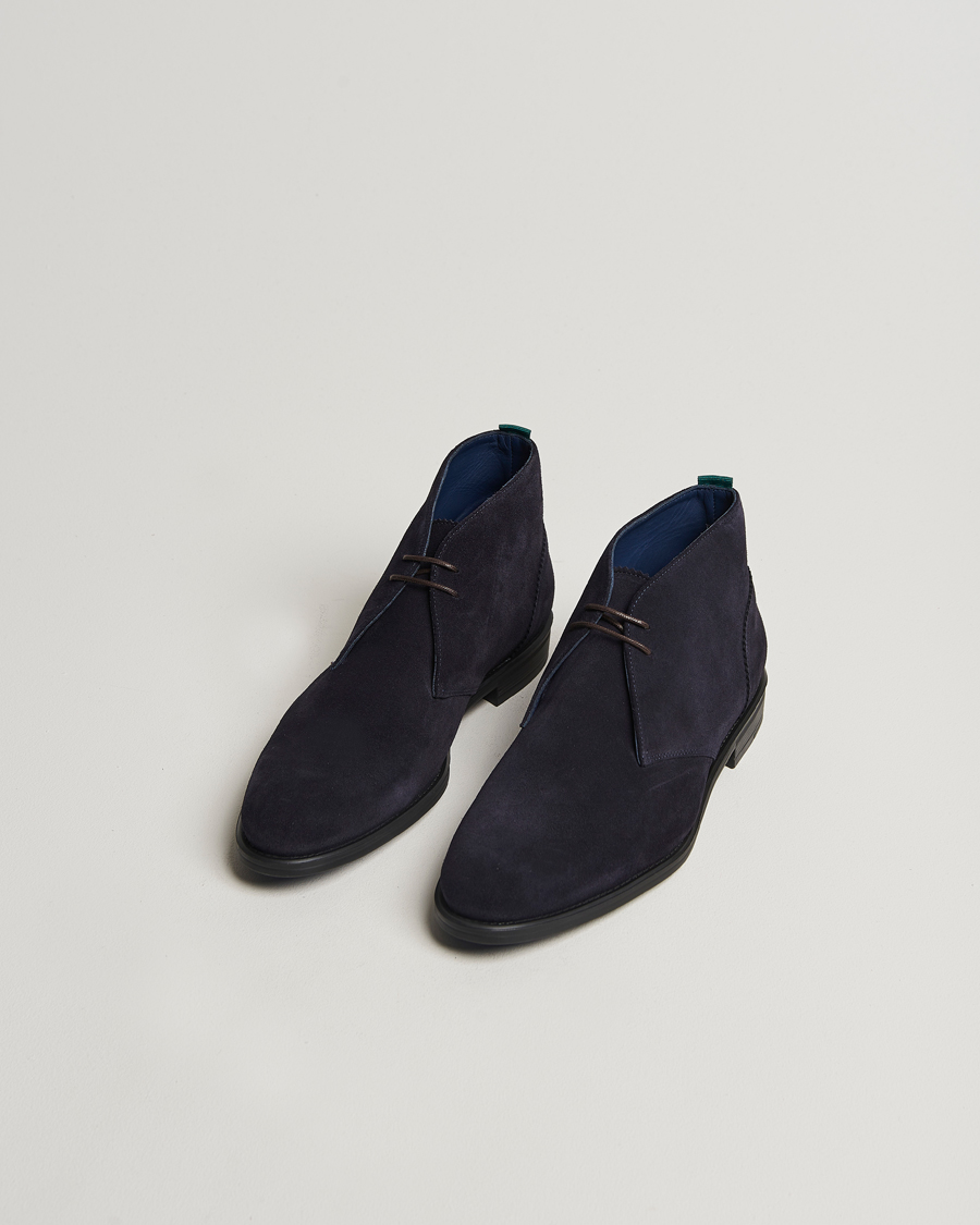 Hombres |  | PS Paul Smith | Drummond Suede Chukka Boot Navy