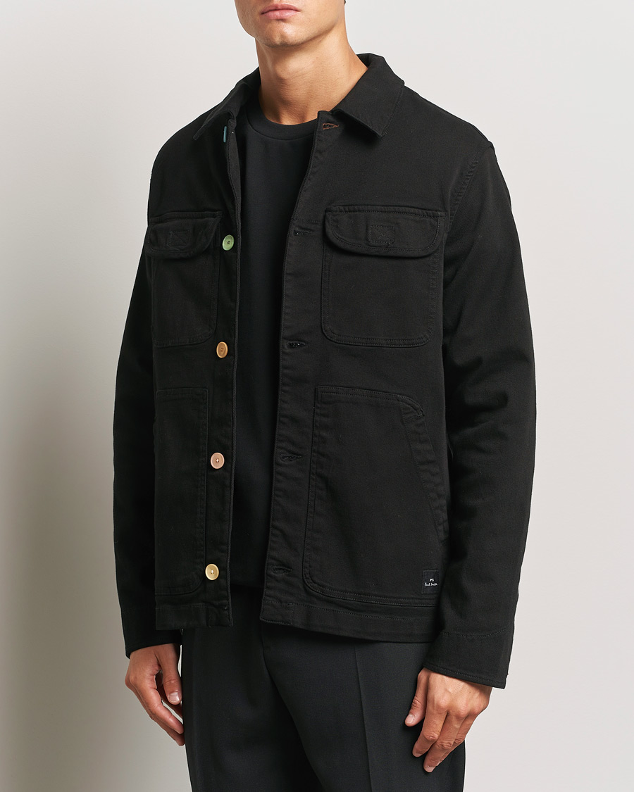 Hombres | An Overshirt Occasion | PS Paul Smith | 4 Pocket Overshirt Black