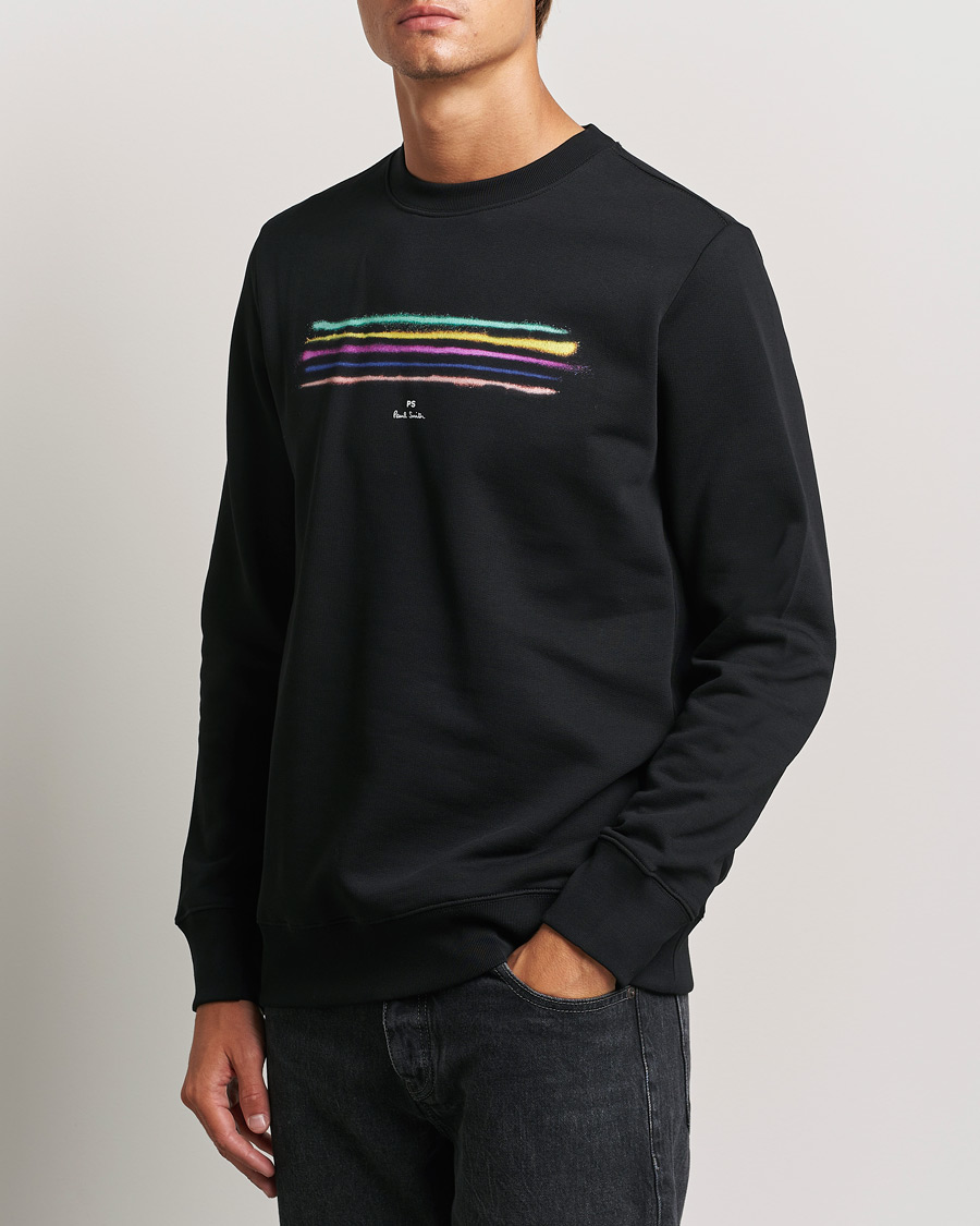 Hombres |  | PS Paul Smith | Zebra Crew Neck Sweatshirt Black